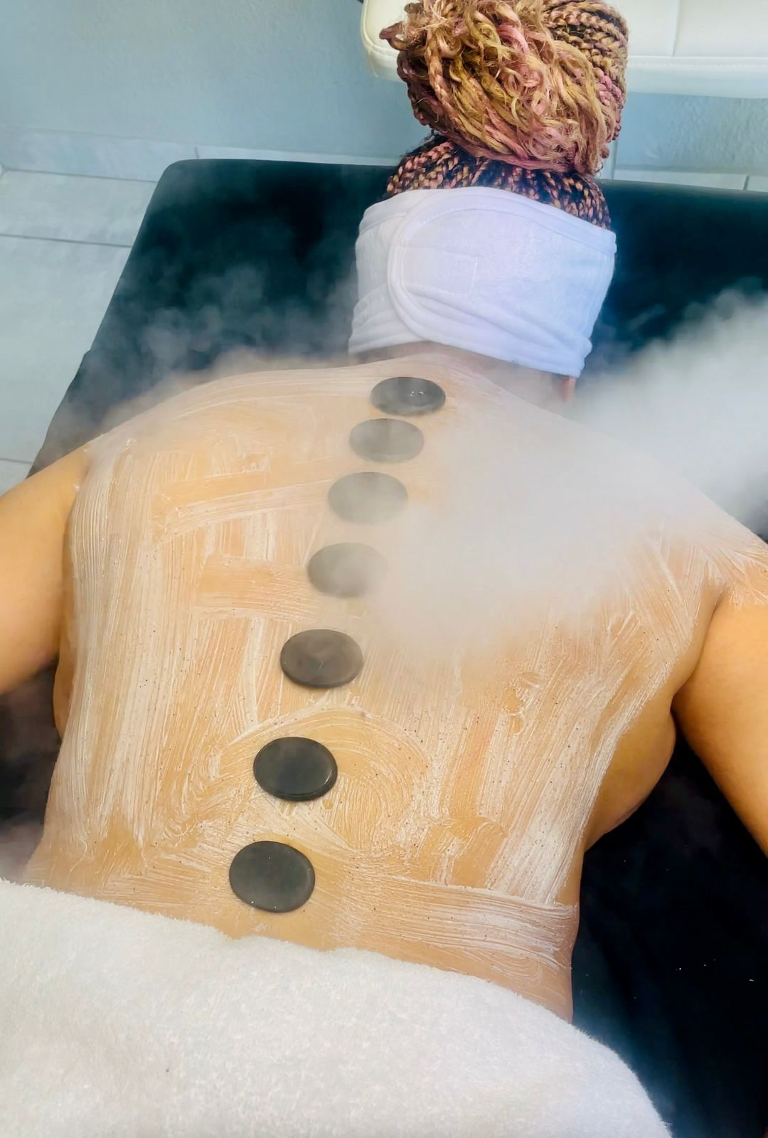 Hot Stone Massage Treatment at Dazzling Angels Day Spa